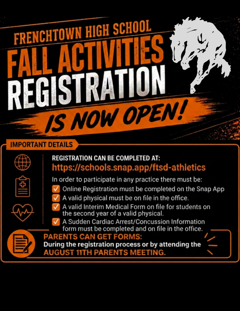 Fall activities registration brochure