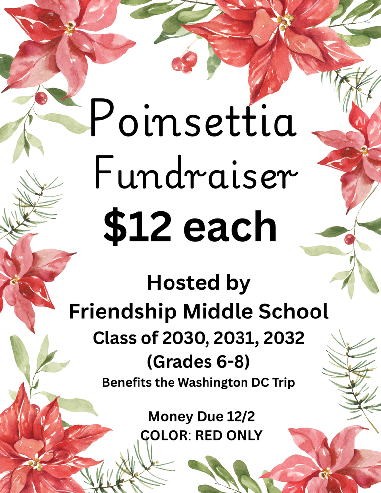 Poinsettia Fundraiser