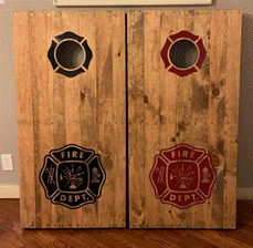 Cornhole board example