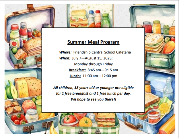 Summer Meal Program