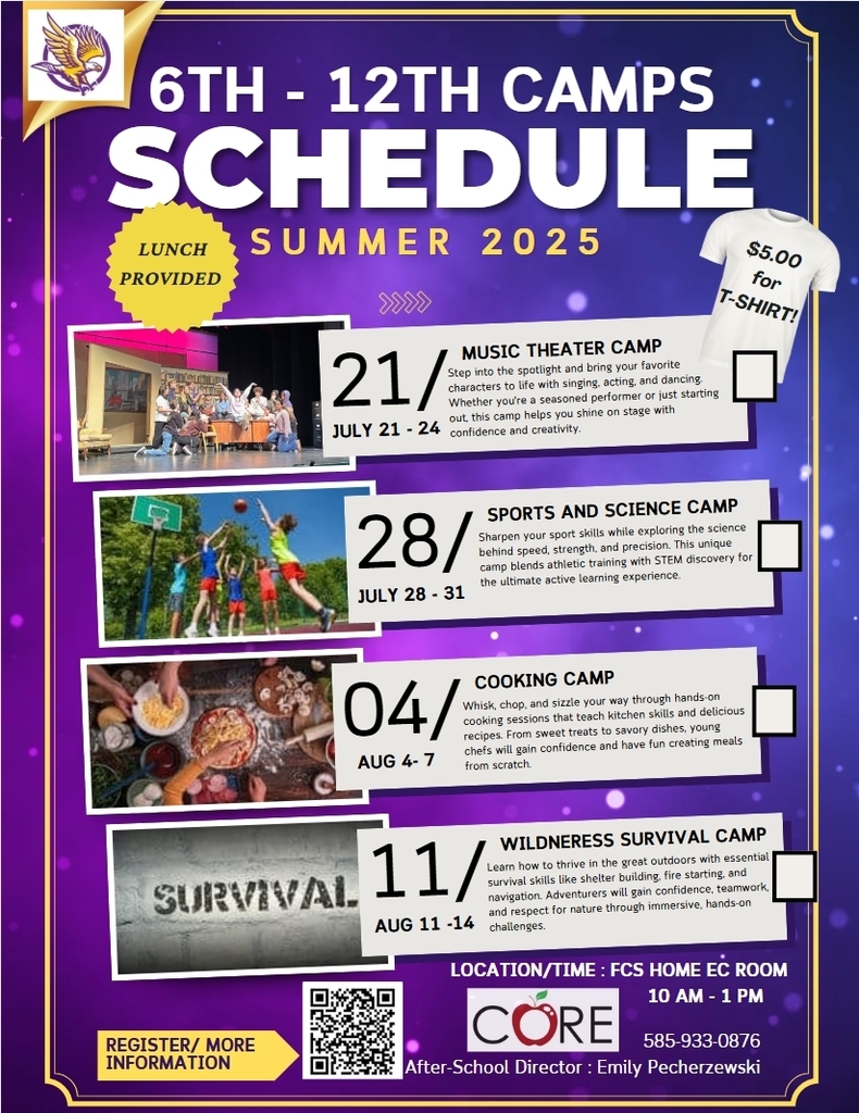 Summer Camp Flyer 6-12 