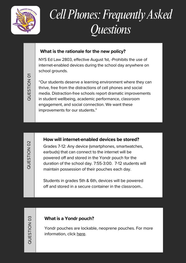 Cell Phone FAQ's