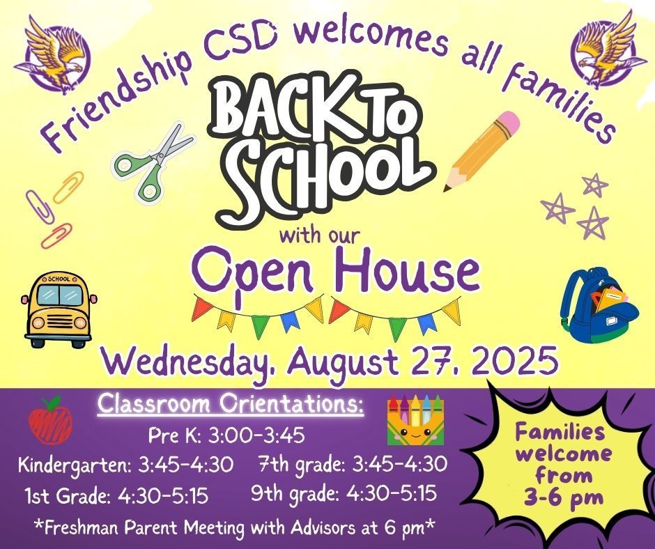 Open House Announcement