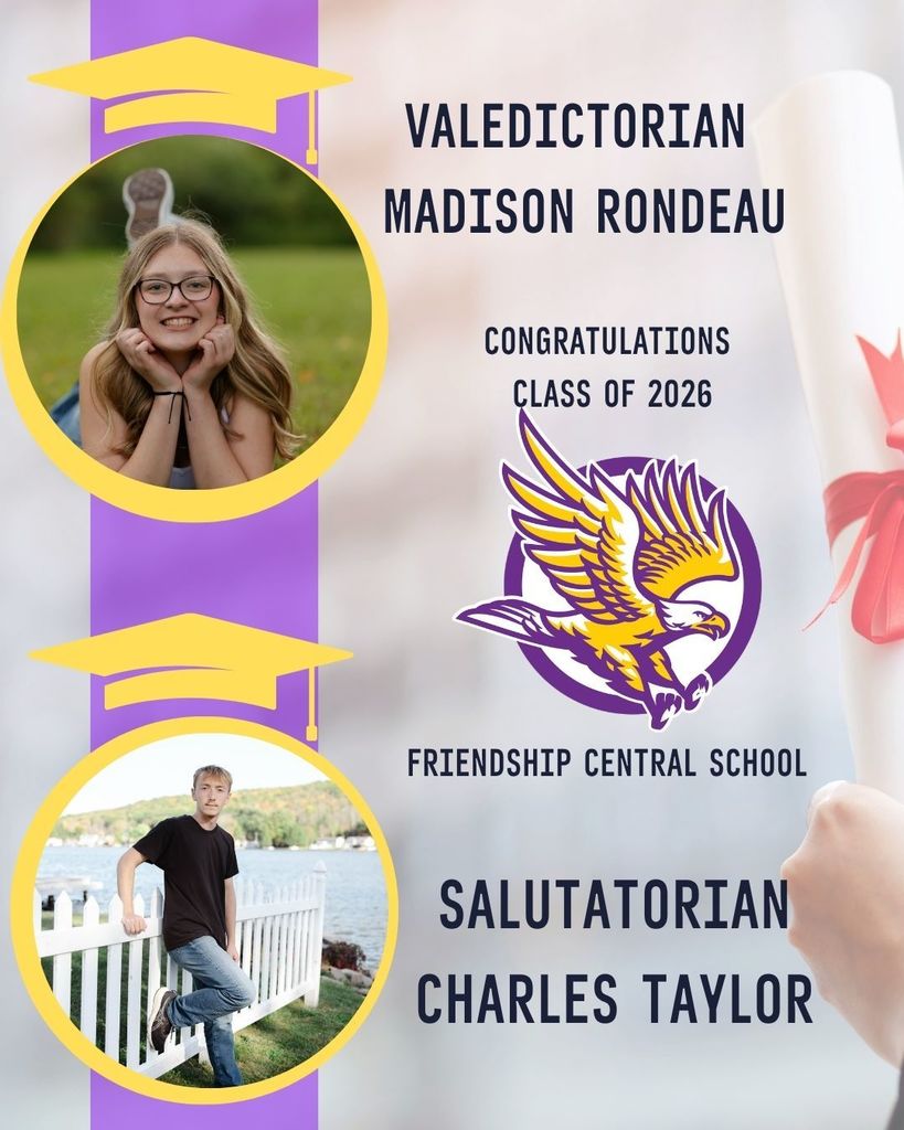 Class of FCS 2026 Valedictorian and Salutatorian