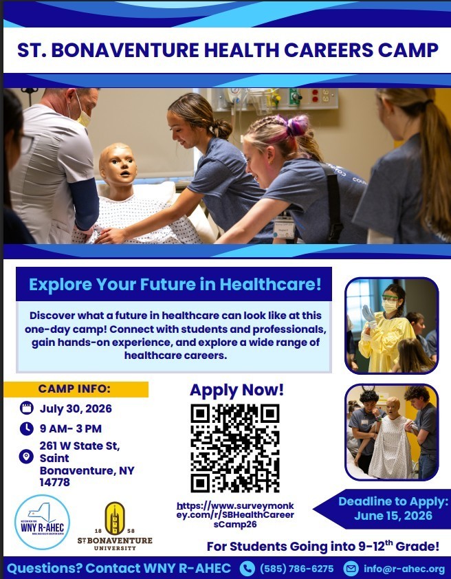 St Bona Health Careers Camp 7.30.26