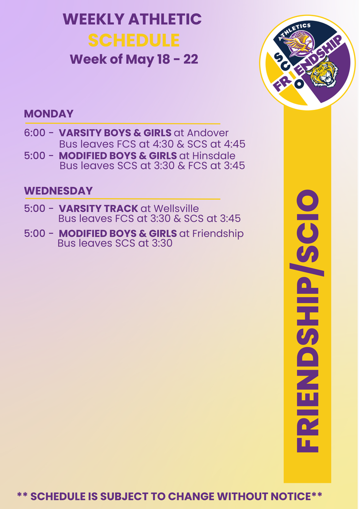 5.18.26-5.22.26 Weekly Athletic