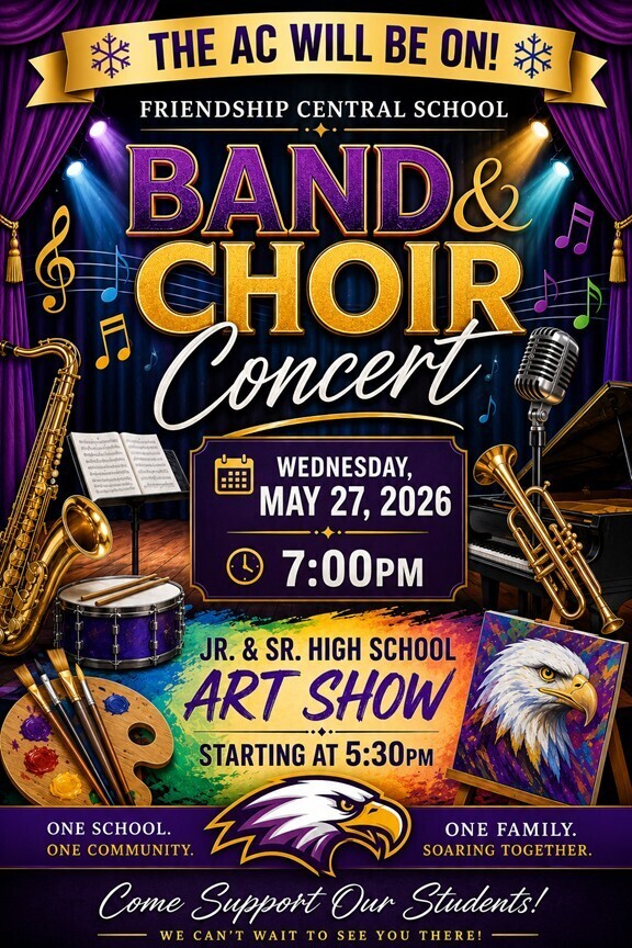 announcement of concert