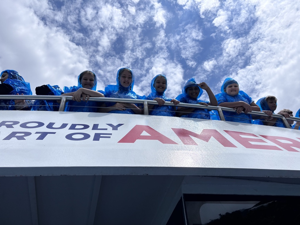 Upper deck of the boat