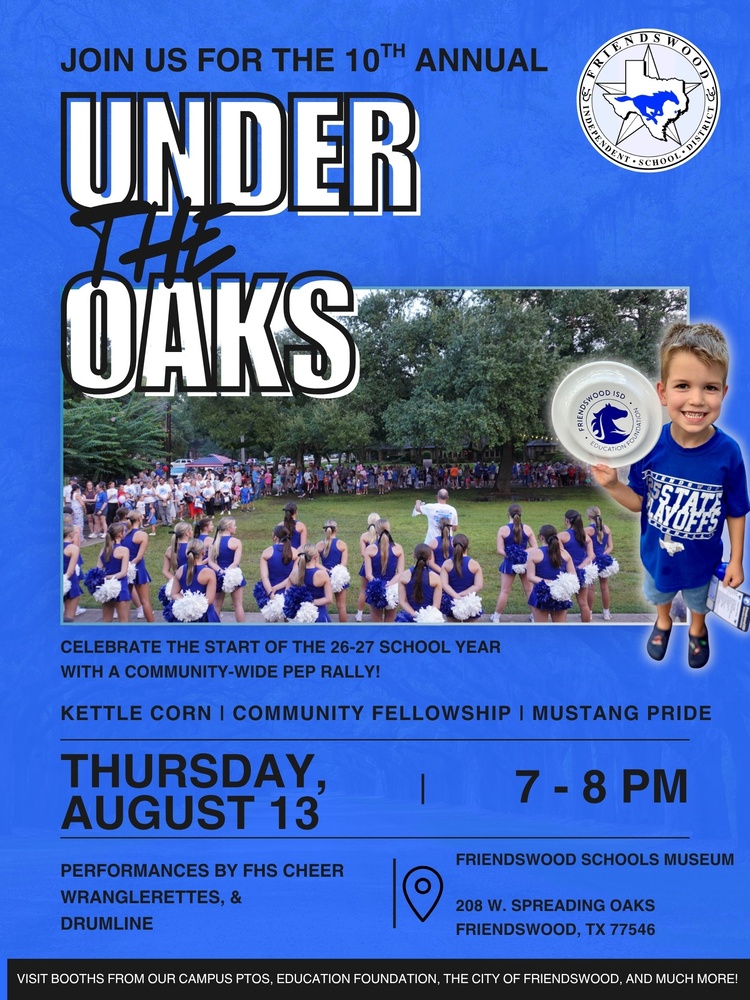 Under the Oaks Flyer