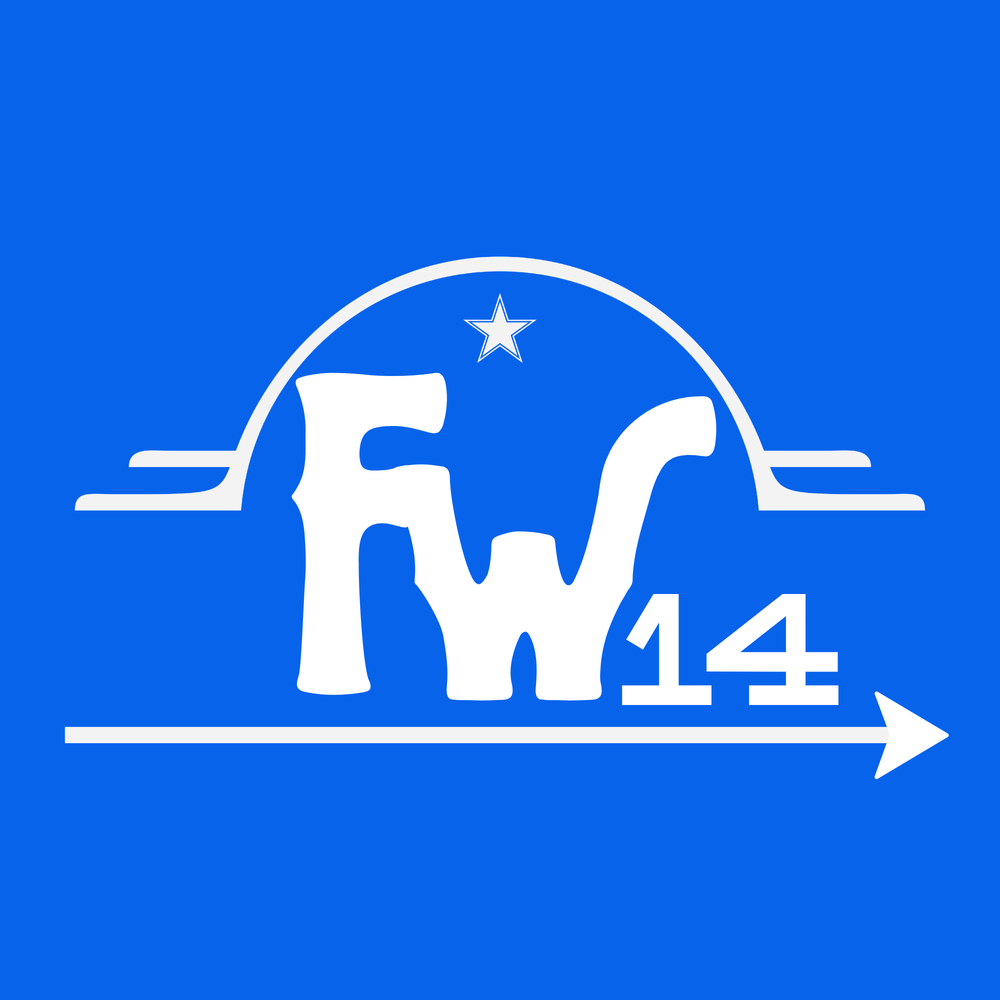 the letters FW with the number 14