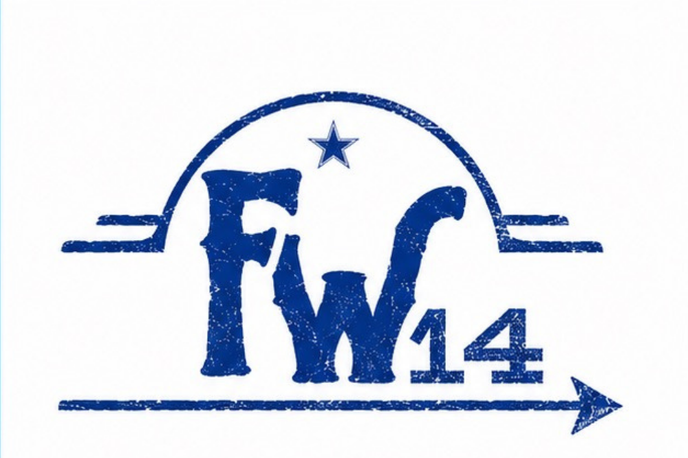the letters FW with the number 14