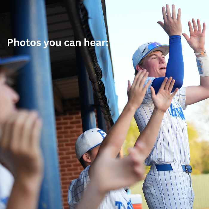 baseball player cheering