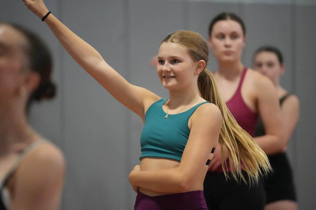 dancer smiling
