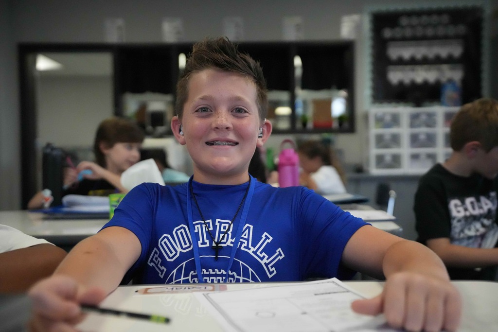 Boy smiling 