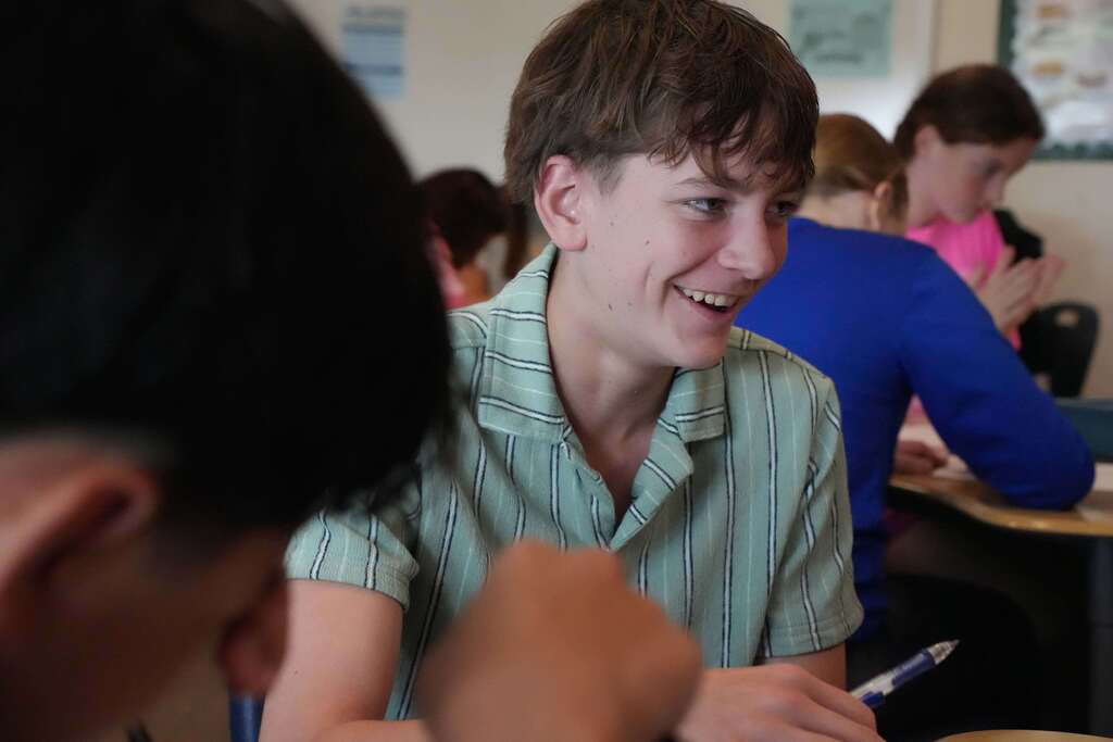 student smiling 