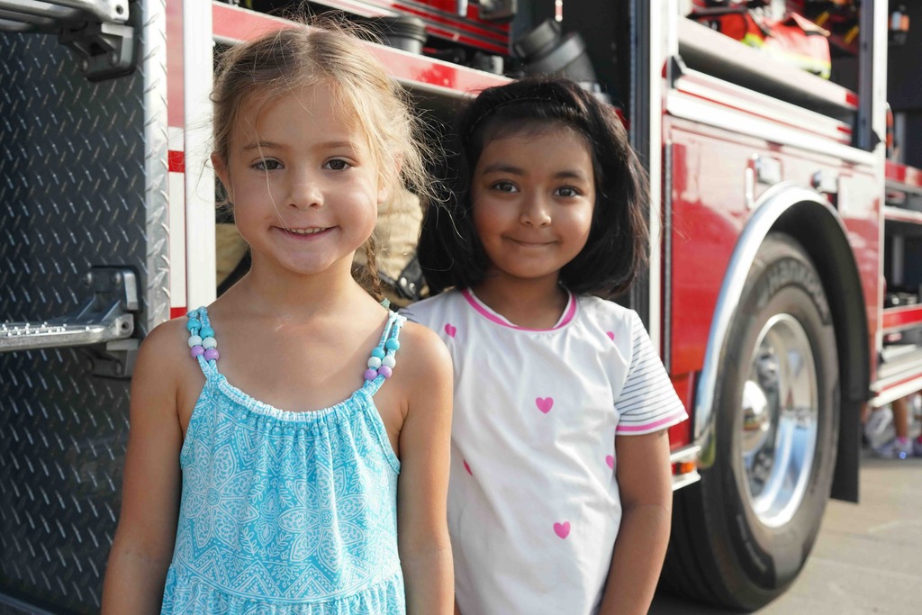 girls smiling