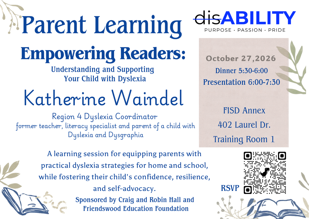 dyslexia night flyer