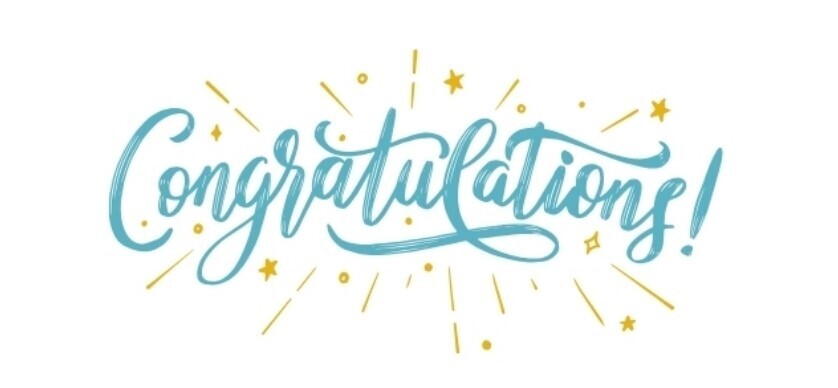 Congratulations graphic
