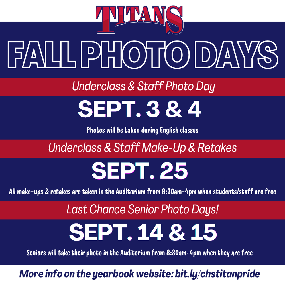 Fall School Photo Days