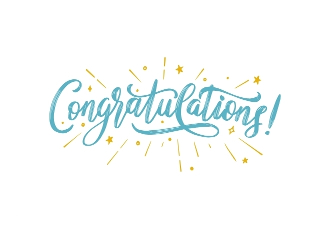Congratulations graphic
