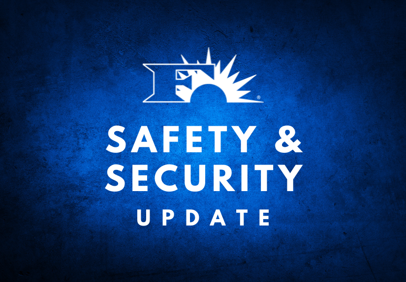 Safety and security update