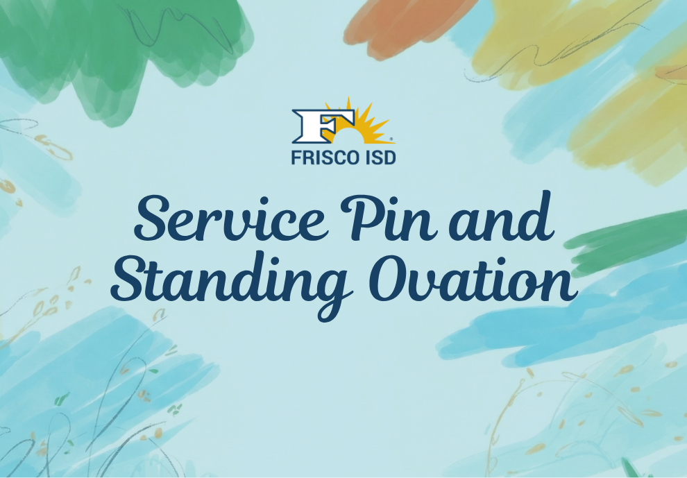 Service Pin and Standing Ovation