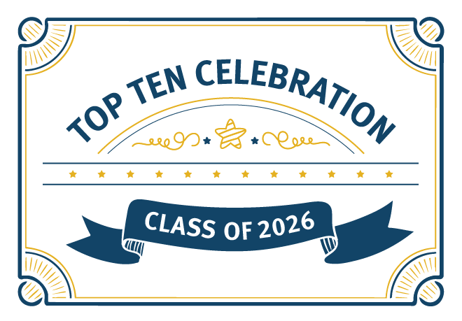 Top ten celebration Class of 2026