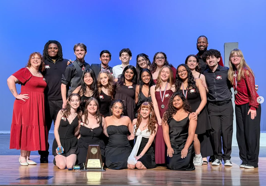 Centennial theater students posing