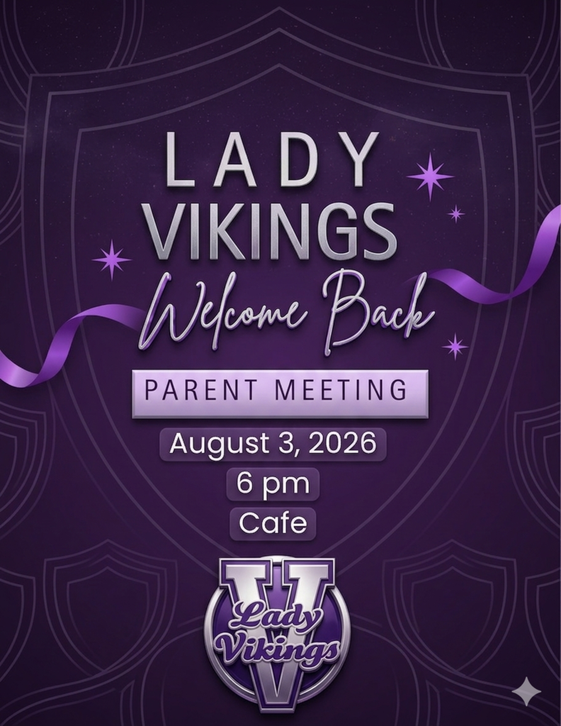 Lady Viking parent meeting flyer.