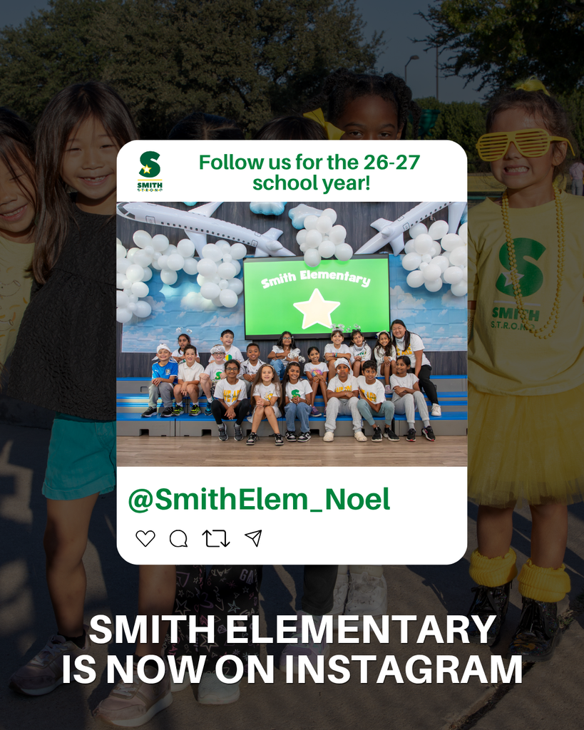 Smith Elementary is now on Instagram image.