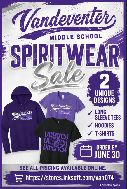 Spiritwear flyer. 