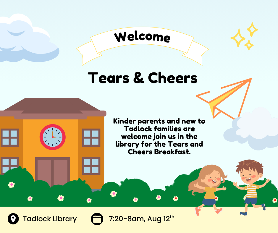Tears and Cheers Breakfast August 12