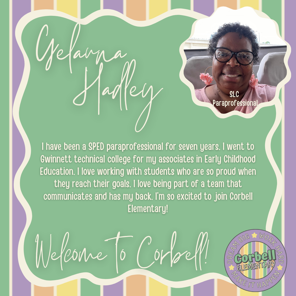 Meet Ms. Hadley!