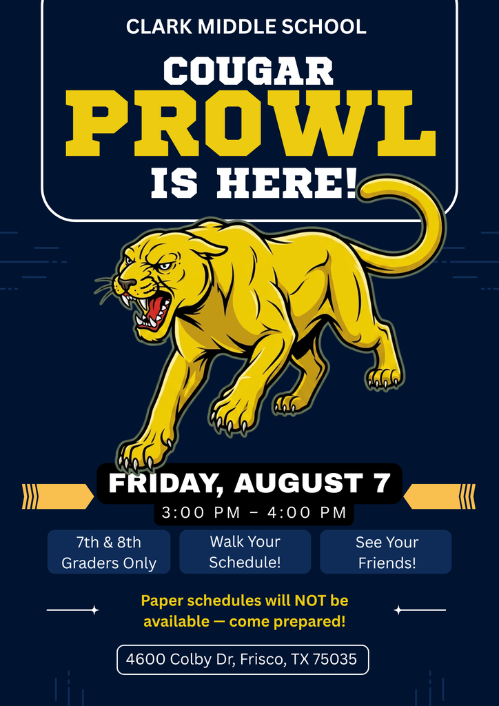 Cougar Prowl Flyer