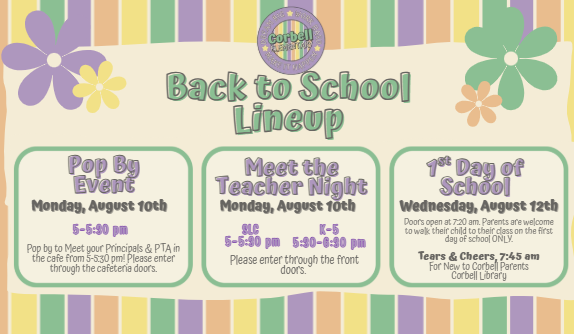 Back to School Events