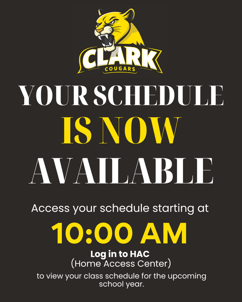 Schedules Available