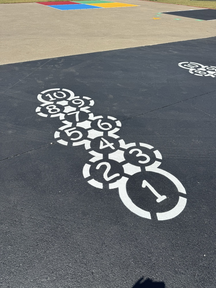 showcase Curtsinger Elementary’s updated recess areas, including colorful activity courts, basketball goals, and a painted Buddy Bench made possible through the support of Curtsinger PTA families.
