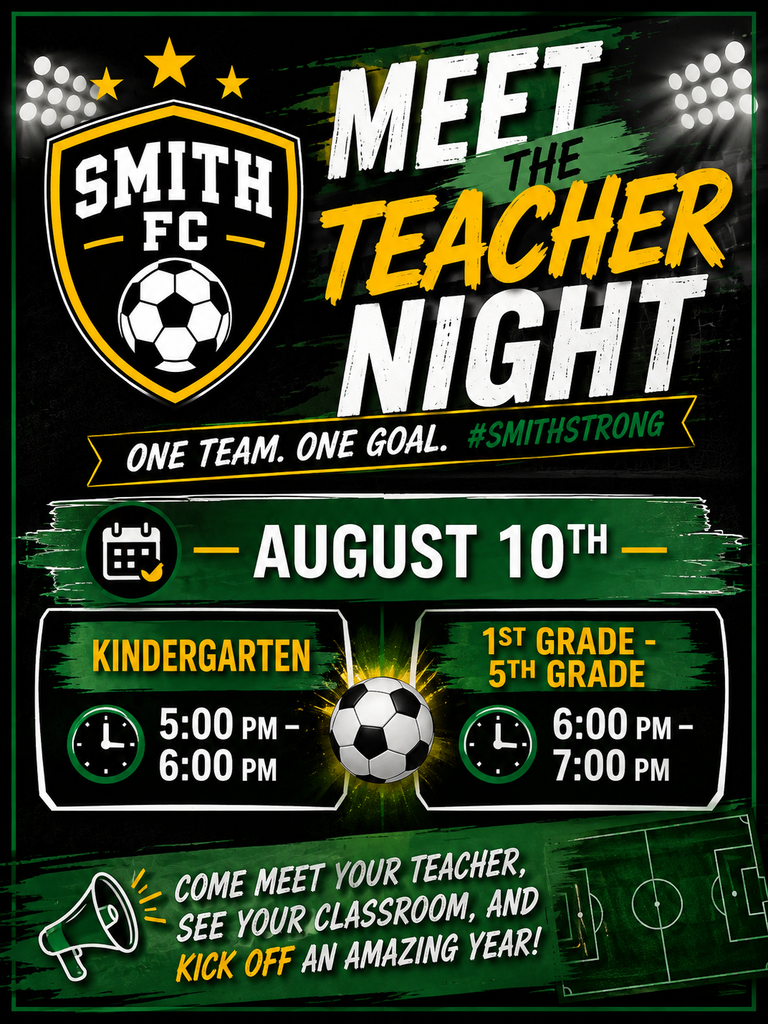Meet the Teacher Night is August 10th