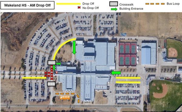 Wakeland HS AM Drop Off