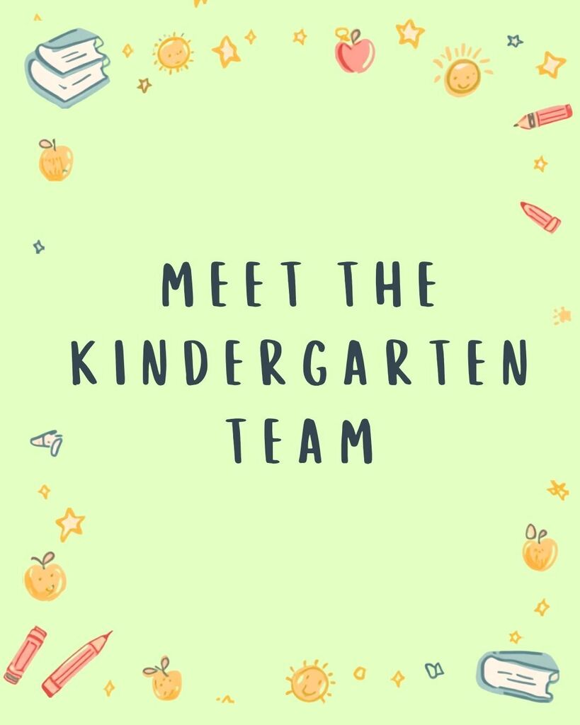 meet the kinder team