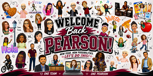 Welcome Back Pearson!!