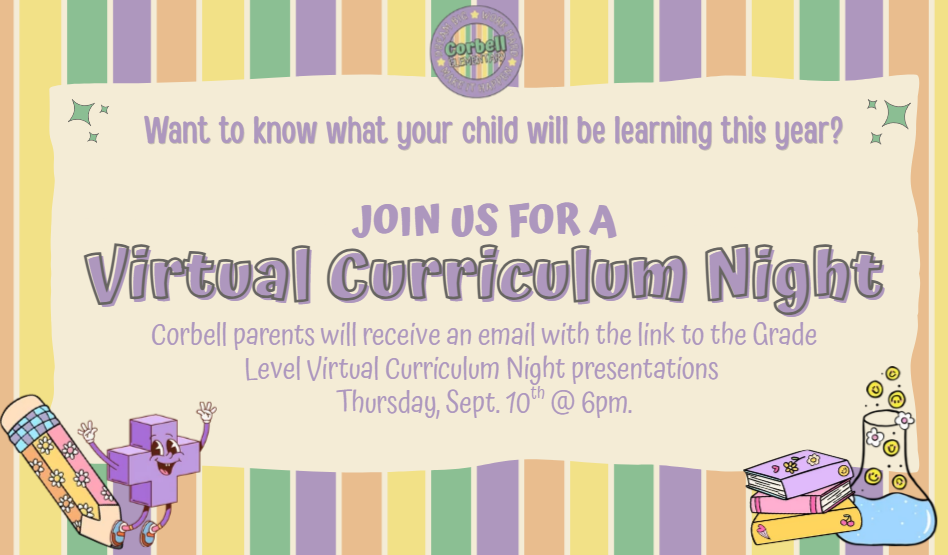 Virtual Curriculum Night Information