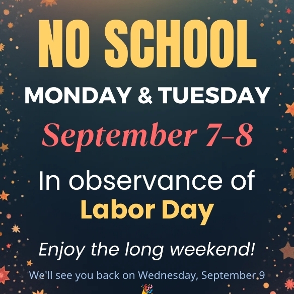 No school 9/7-8