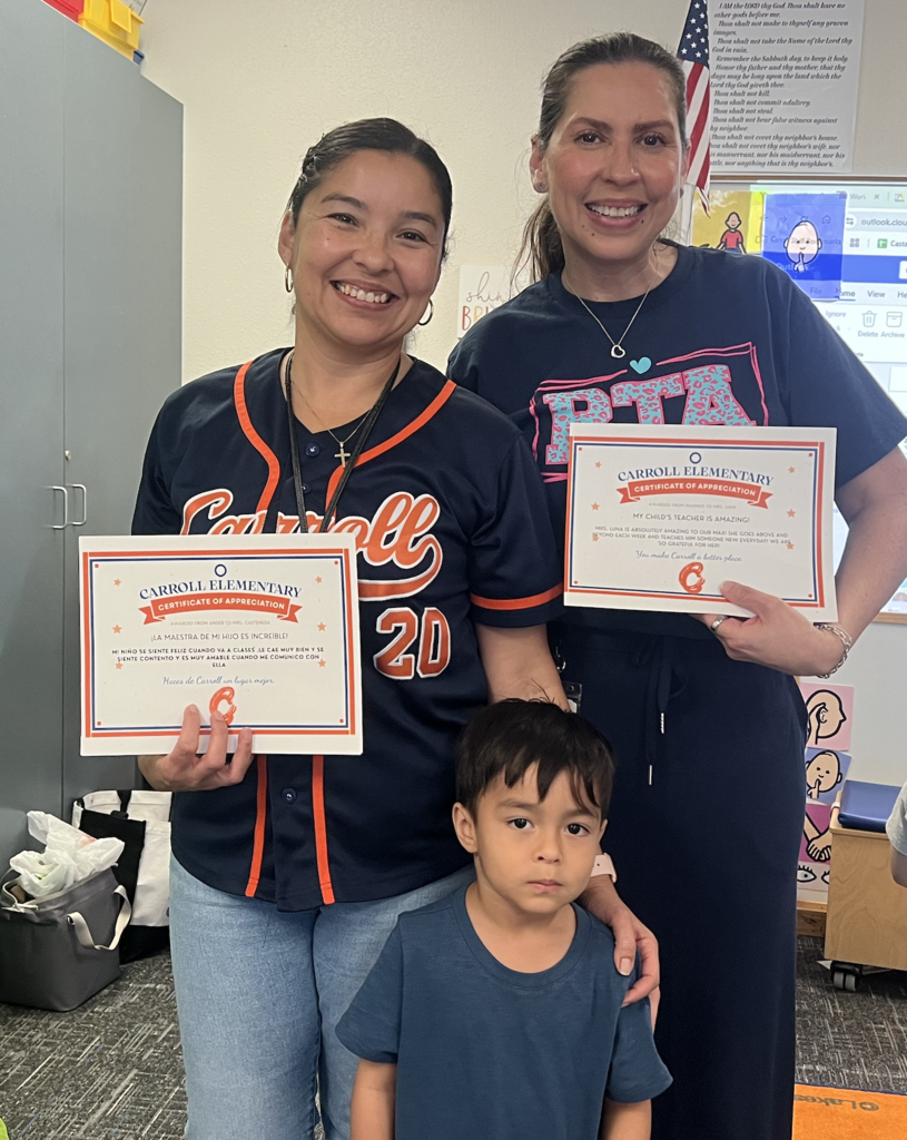 Parent Shout Out