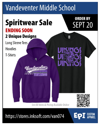 Spirit Wear Flyer