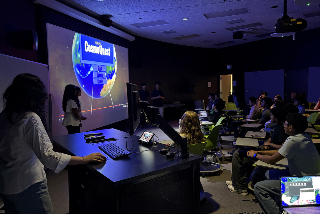 CTE Center students and teachers at Texas A&M University