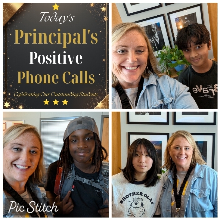 Positive call collage
