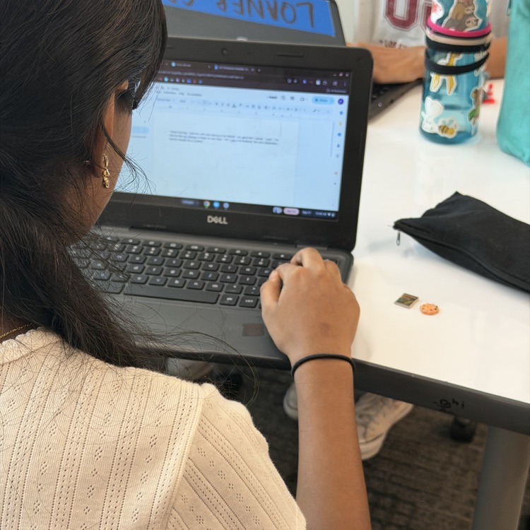 In K-9 Connect, students were given 5 rounds of “mystery” writing challenges. Students blindly retrieved miniature items from a bag and had to include those items in their own writing somehow!