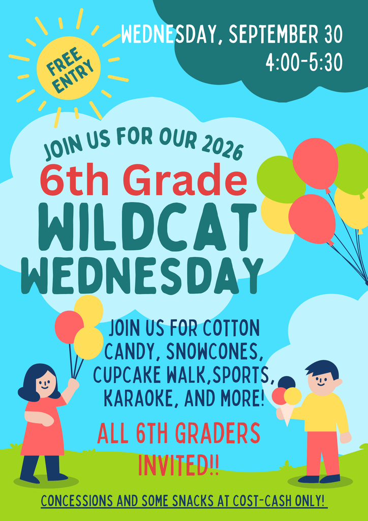 6th grade Wildcat Wednesday