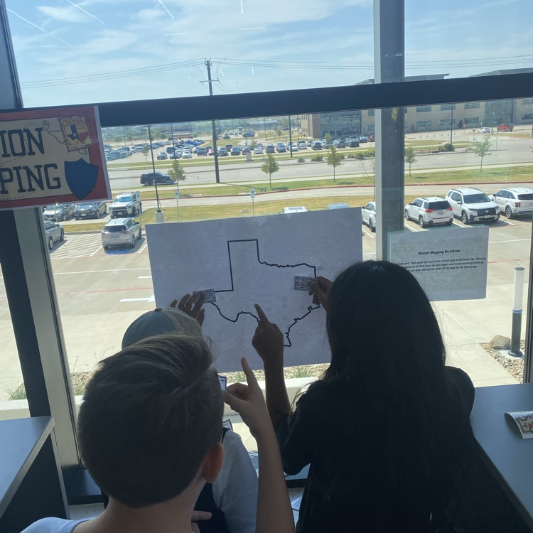 7th grade came to the library to learn all about the Spanish missions in Texas. 